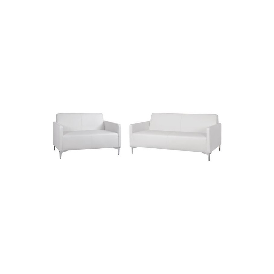 Set 2 pieces Sofa 3 & 2 seater Nellie HM11274.02 White color