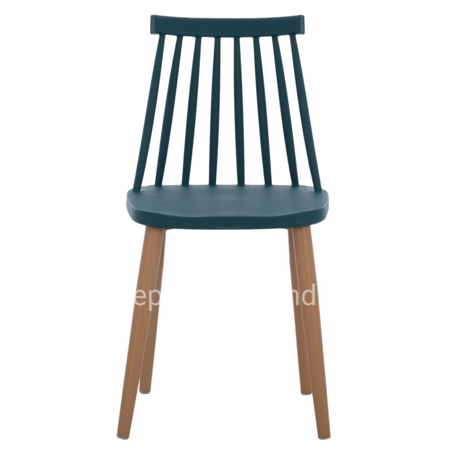 Dining Chair HM8052.05 Vanessa Blue with metallic legs 43x41x82,5 cm.
