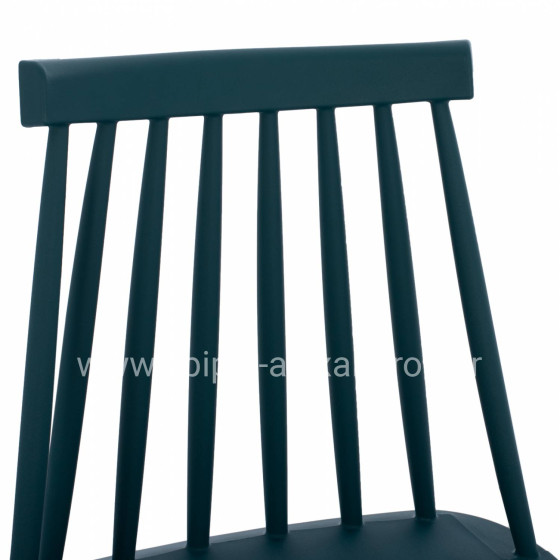 Dining Chair HM8052.05 Vanessa Blue with metallic legs 43x41x82,5 cm.