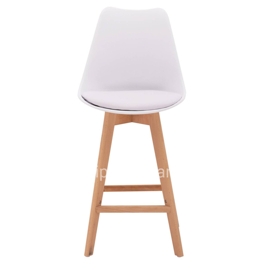 Bar Stool Vegas HM8000.11 White 48x58x105 cm
