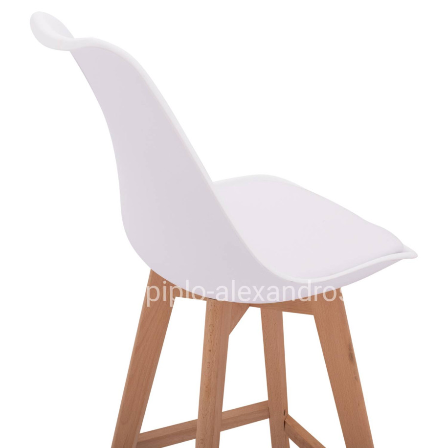 Bar Stool Vegas HM8000.11 White 48x58x105 cm
