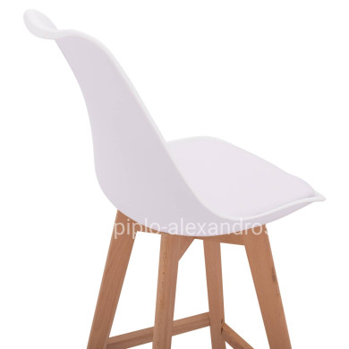 Bar Stool Vegas HM8000.11 White 48x58x105 cm