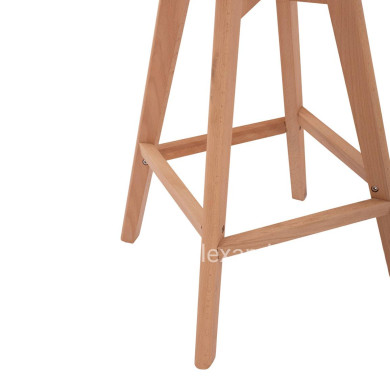 Bar Stool Vegas HM8000.11 White 48x58x105 cm
