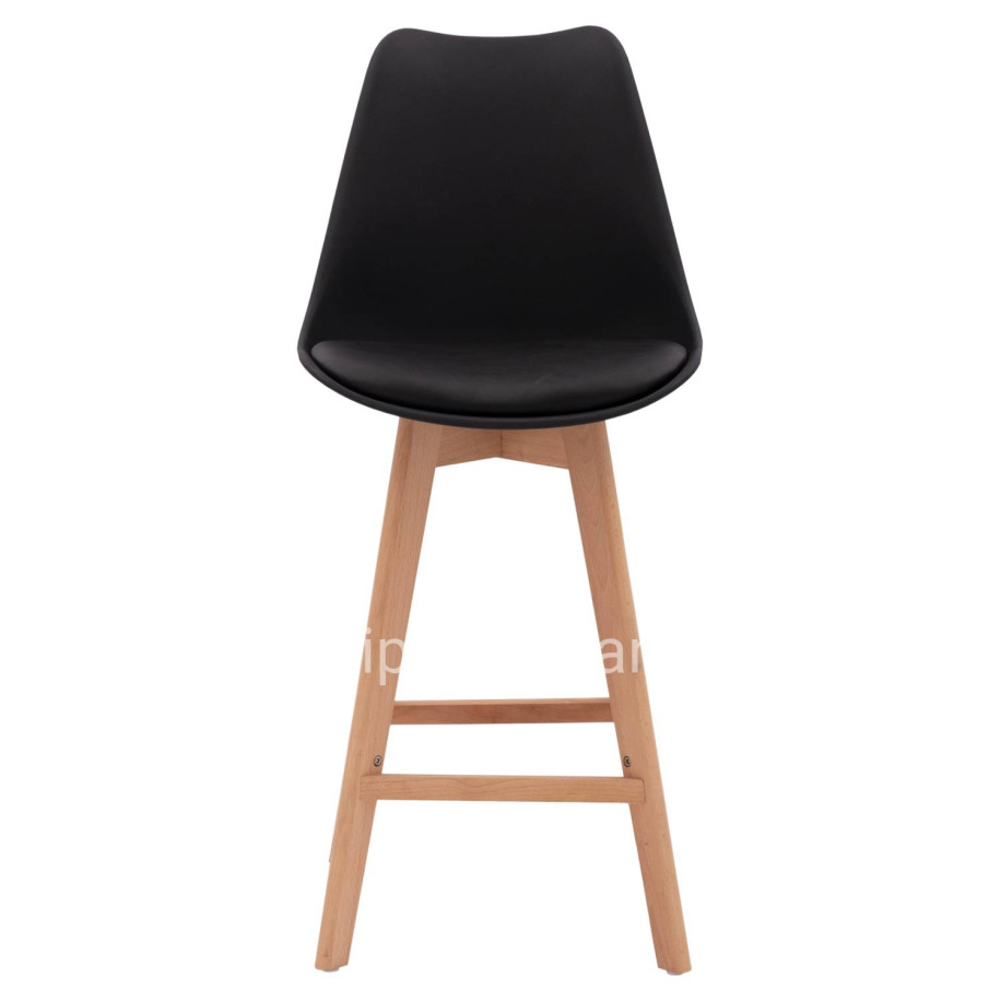 Bar Stool Vegas HM8000.12 Black 48x58x105 cm