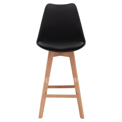 Bar Stool Vegas HM8000.12 Black 48x58x105 cm