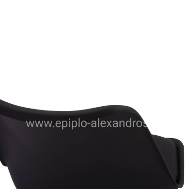 Bar Stool Vegas HM8000.12 Black 48x58x105 cm