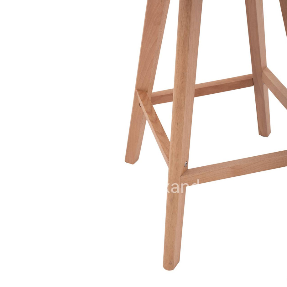 Bar Stool Vegas HM8000.12 Black 48x58x105 cm