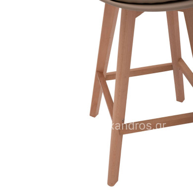 Bar Stool Vegas HM8000.45 Cappuccino color 48x58x105 cm