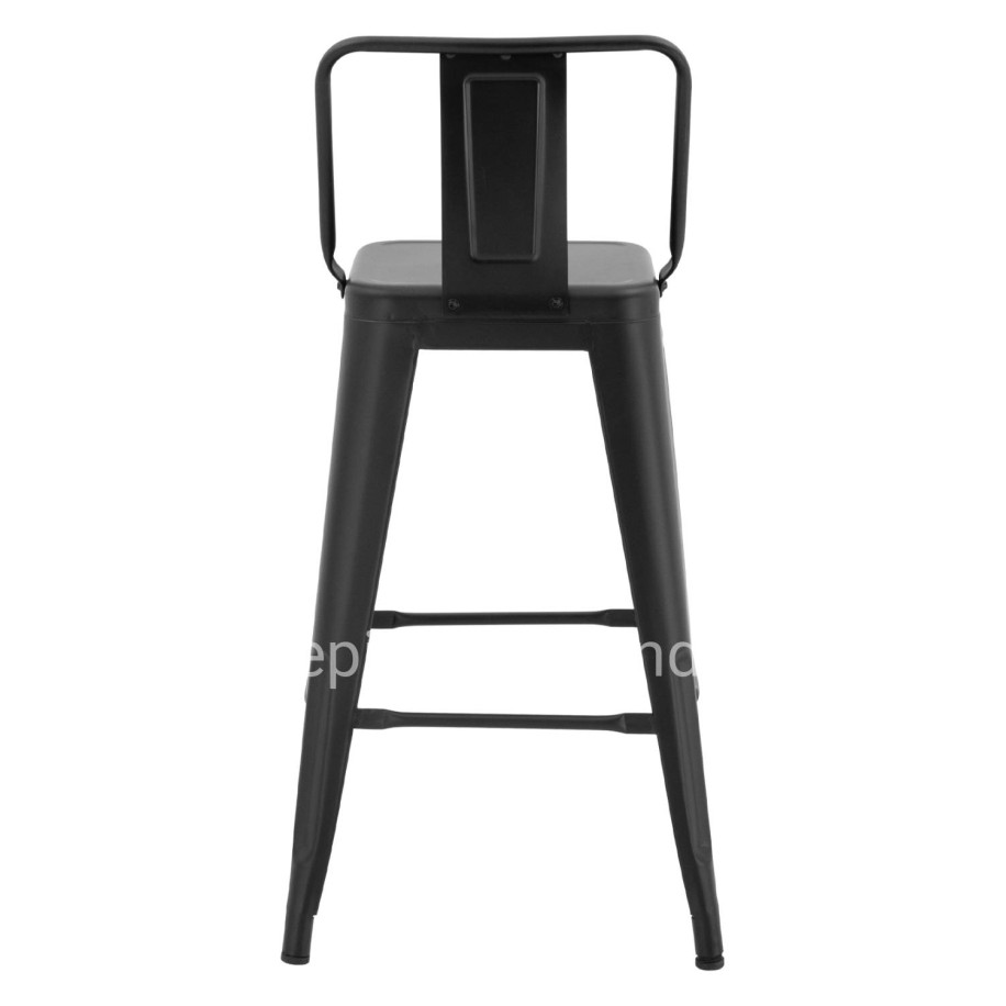 ΣΚΑΜΠΟ ΜΕΣΑΙΟΥ ΥΨΟΥΣ ΜΕΤΑΛΛΙΚΟ MELITA ΜΕ ΠΛΑΤΗ ΣΕ ΜΑΥΡΟ ΜΑΤ HM8574.32 42x42x89,5Υ εκ.