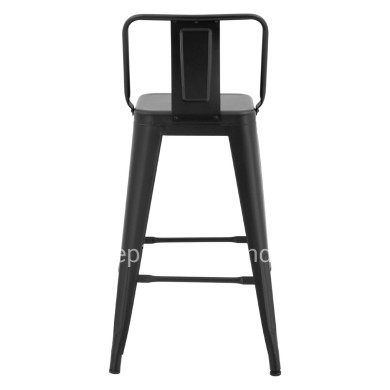 ΣΚΑΜΠΟ ΜΕΣΑΙΟΥ ΥΨΟΥΣ ΜΕΤΑΛΛΙΚΟ MELITA ΜΕ ΠΛΑΤΗ ΣΕ ΜΑΥΡΟ ΜΑΤ HM8574.32 42x42x89,5Υ εκ.