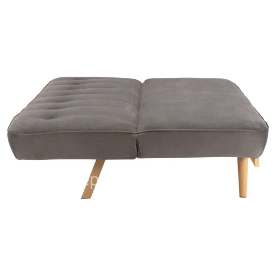 Sofa Bed 3 seater from velvet grey HM3168.01 193x85x88cm