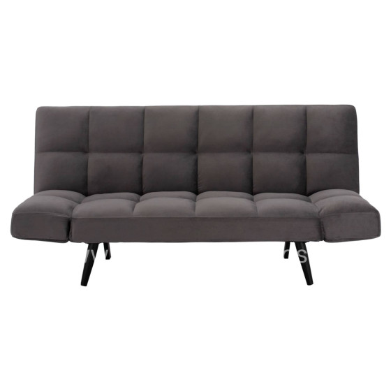 Sofa Bed 3 Seater from velvet grey HM3167.01 182x80x88cm