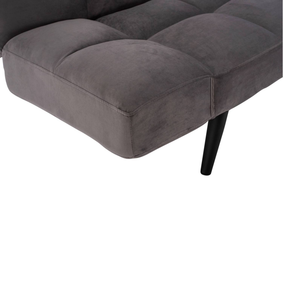 Sofa Bed 3 Seater from velvet grey HM3167.01 182x80x88cm