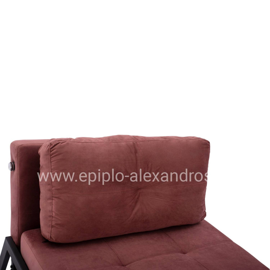 ΠΟΛΥΘΡΟΝΑ ΚΡΕΒΑΤΙ, ΒΕΛΟΥΔΟ ΣΑΠΙΟ ΜΗΛΟ HM3078.12 95x92x66Υ εκ.