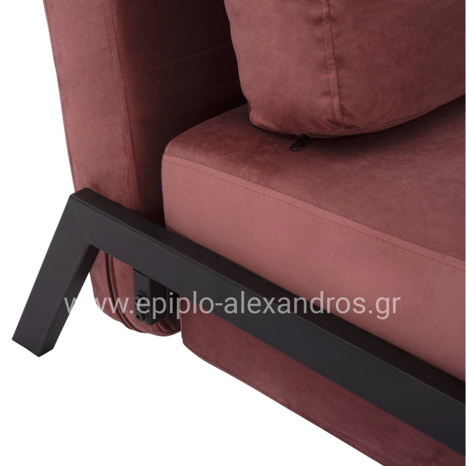 ΠΟΛΥΘΡΟΝΑ ΚΡΕΒΑΤΙ, ΒΕΛΟΥΔΟ ΣΑΠΙΟ ΜΗΛΟ HM3078.12 95x92x66Υ εκ.