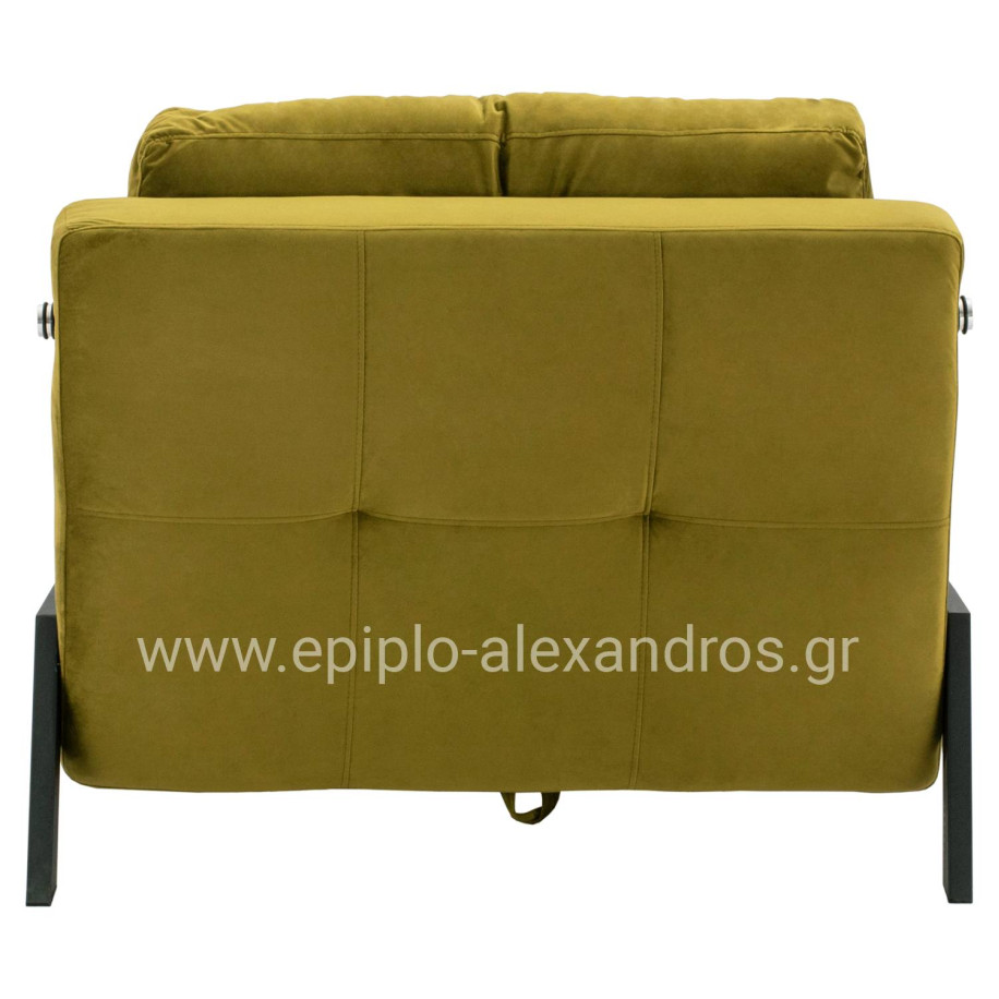 HM3078.13 ΠΟΛΥΘΡΟΝΑ ΚΡΕΒΑΤΙ, ΒΕΛΟΥΔΟ ΛΑΔΙ  95x92x66Υ εκ.