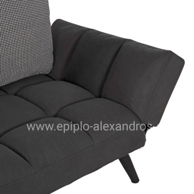 Sofa 3 Seater HM3169.01 GREY with Pillows 165-190x75x89Η cm
