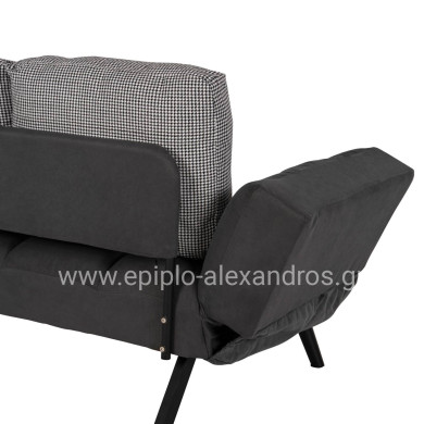 Sofa 3 Seater HM3169.01 GREY with Pillows 165-190x75x89Η cm