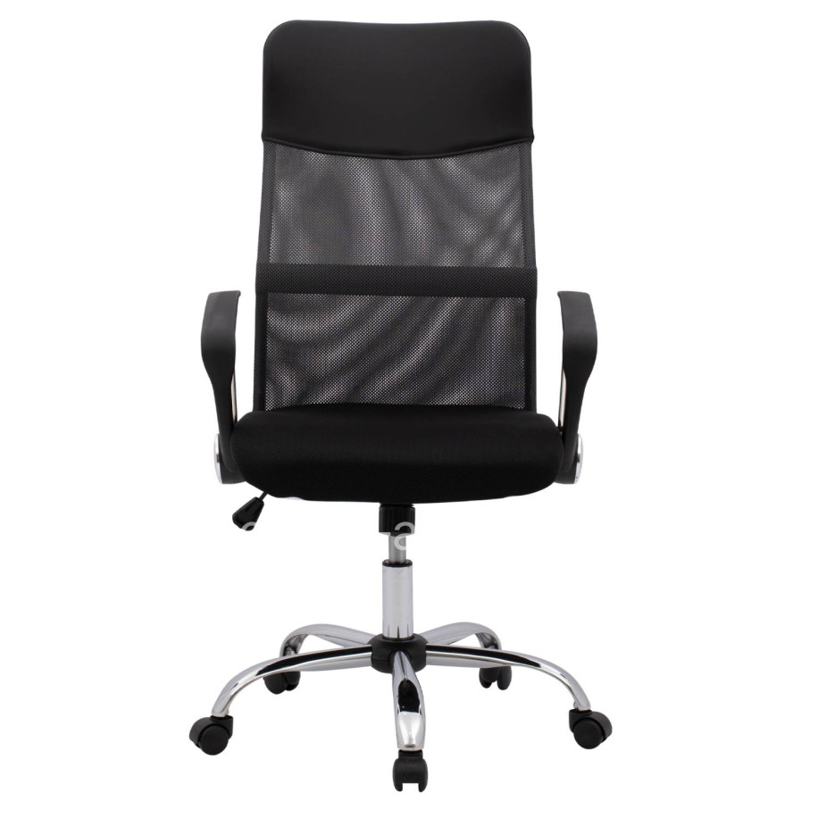 Office chair CABLE HM1000.10 Black Grey Mesh chromed leg 61x58x118