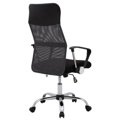 Office chair CABLE HM1000.10 Black Grey Mesh chromed leg 61x58x118