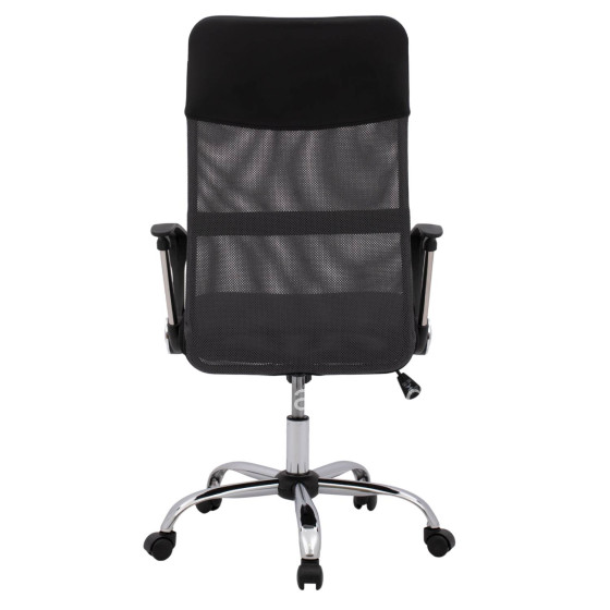 Office chair CABLE HM1000.10 Black Grey Mesh chromed leg 61x58x118