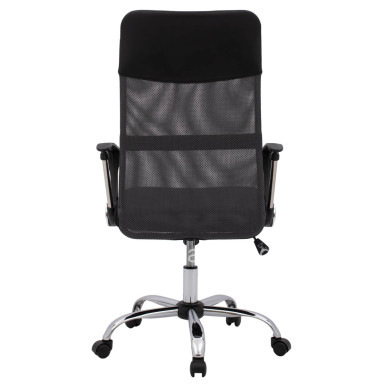 Office chair CABLE HM1000.10 Black Grey Mesh chromed leg 61x58x118