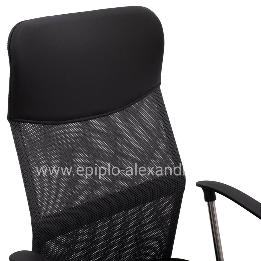 Office chair CABLE HM1000.10 Black Grey Mesh chromed leg 61x58x118