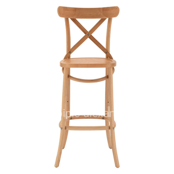 ΣΚΑΜΠΟ ΜΕΣ.ΥΨΟΥΣ GIOLIANA HM8750.01 ΑΠΟ ΟΞΙΑ ΦΥΣΙΚΟ ΜΕ PLYWOOD ΚΑΘΙΣΜΑ 46x46x101Υ εκ.