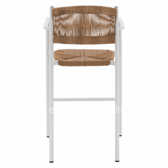 ΣΚΑΜΠΟ ΑΛΟΥΜΙΝΙΟΥ ΛΕΥΚΟ ΜΕ ΣΧΟΙΝΙ ΡΕ ΜΠΕΖ HM5785.01 56x59x107 εκ.