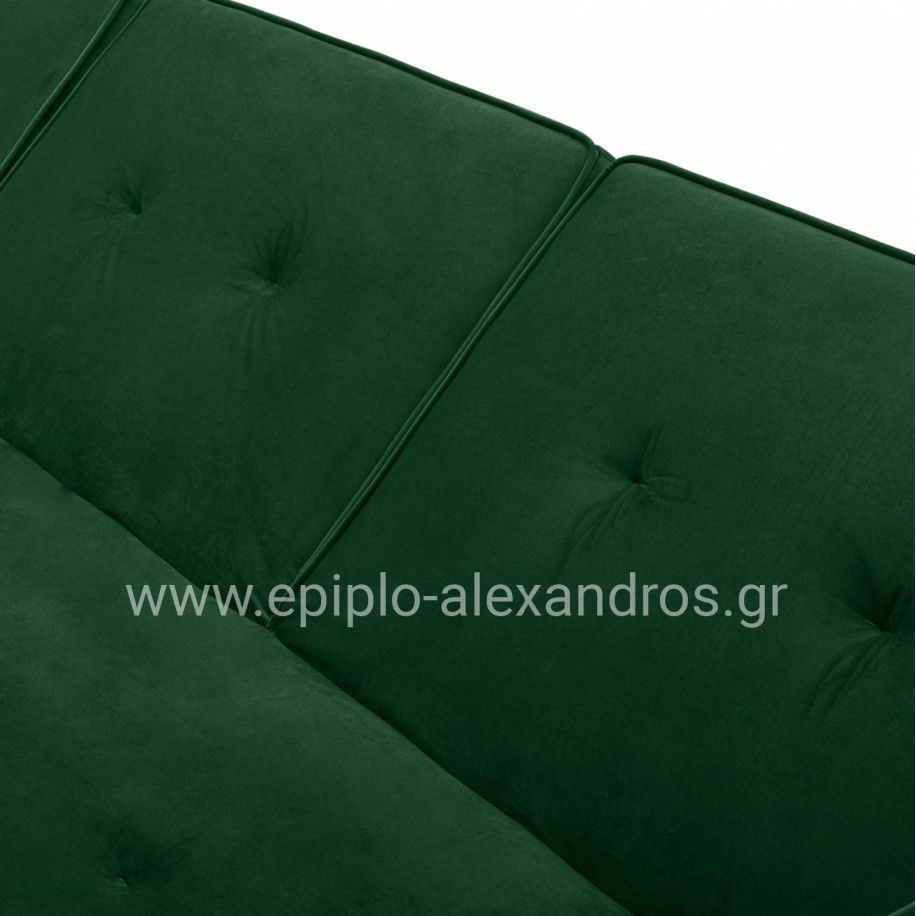 REVERSIBLE CORNER SOFA-BED TALIA HM3153.03 VELVET IN GREEN 267x153x85cm