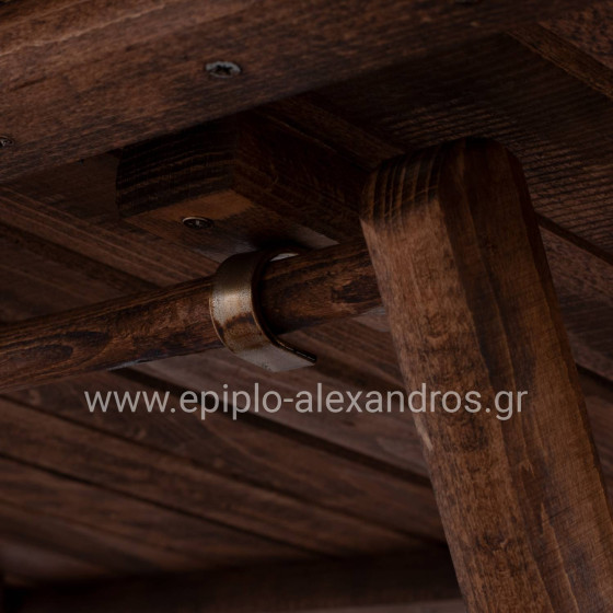 ΤΡΑΠΕΖΙ ΣΚΗΝΟΘΕΤH ΛΗΜΝΟΣ ΜΑΣΙΦ ΟΞΙΑ ΕΜΠOΤΙΣΜΟΣ ΚΑΡΥΔΙ HM5652.01 100x60x75 εκ.