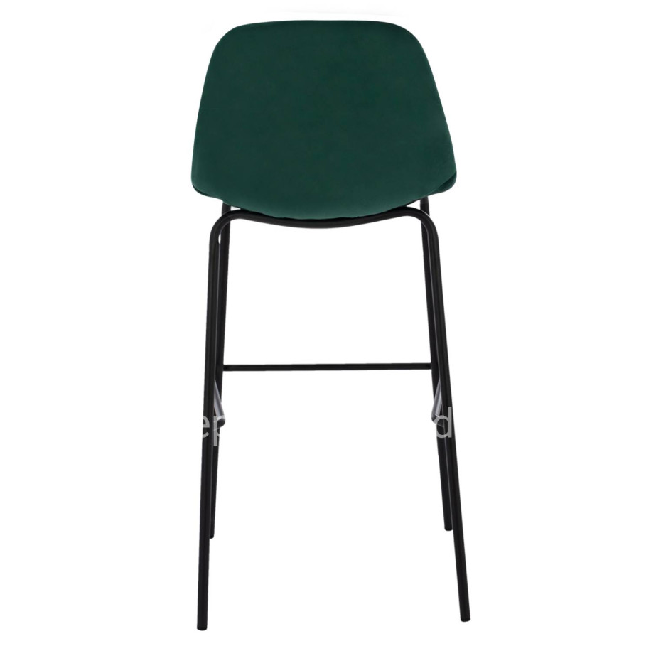 Stool VINCENT HM8579.13 VELVET GREEN AND METAL FRAME 56,5x47x106 cm.