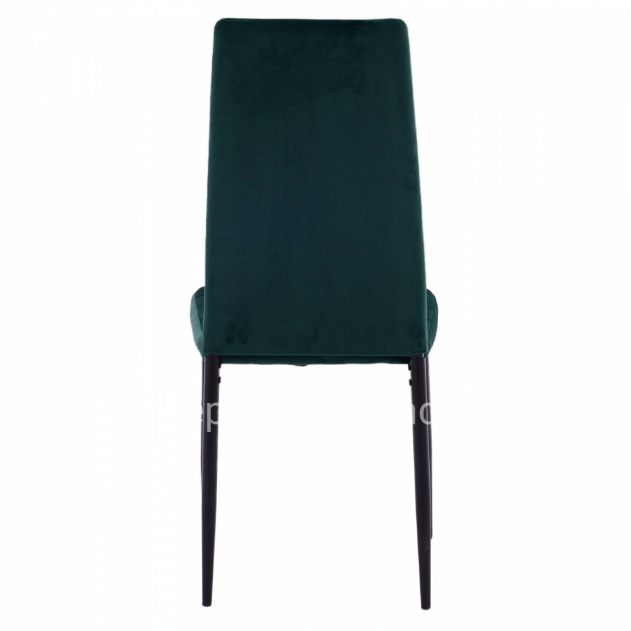 METAL CHAIR HM0037.33 GREEN VELVET WITH METAL FRAME K/D