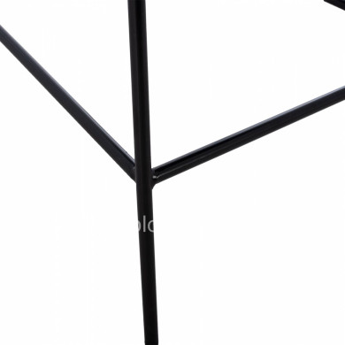 MEDIUM HEIGHT STOOL HM8735.01 GRAY VELVET WITH METAL FRAME 54x58x95Y cm.