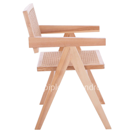 WOODEN CHAIR BLAIRE WITH ARMS HM8916.01 52x50x80Y cm.