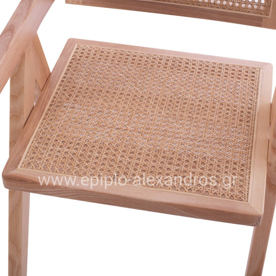 WOODEN CHAIR BLAIRE WITH ARMS HM8916.01 52x50x80Y cm.