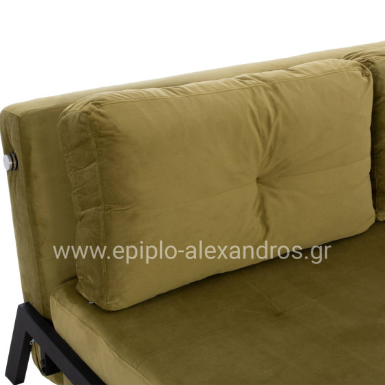 SOFA BED CONSTANCE HM3079.13 VELVET OLIVE GREEN 150x87x79 cm.