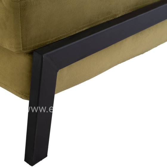 SOFA BED CONSTANCE HM3079.13 VELVET OLIVE GREEN 150x87x79 cm.