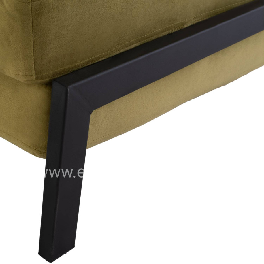 SOFA BED CONSTANCE HM3079.13 VELVET OLIVE GREEN 150x87x79 cm.