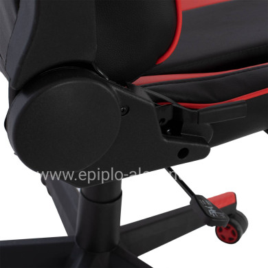 OFFICE GAMING CHAIR DOCKS HM1162.01 BLACK RED PU 67x70x130 cm.