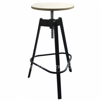 METALLIC STOOL WITH SCREW TS385 44X44X73cm