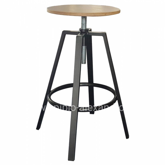 Metallic stool with srew TS381 42x42x73cm