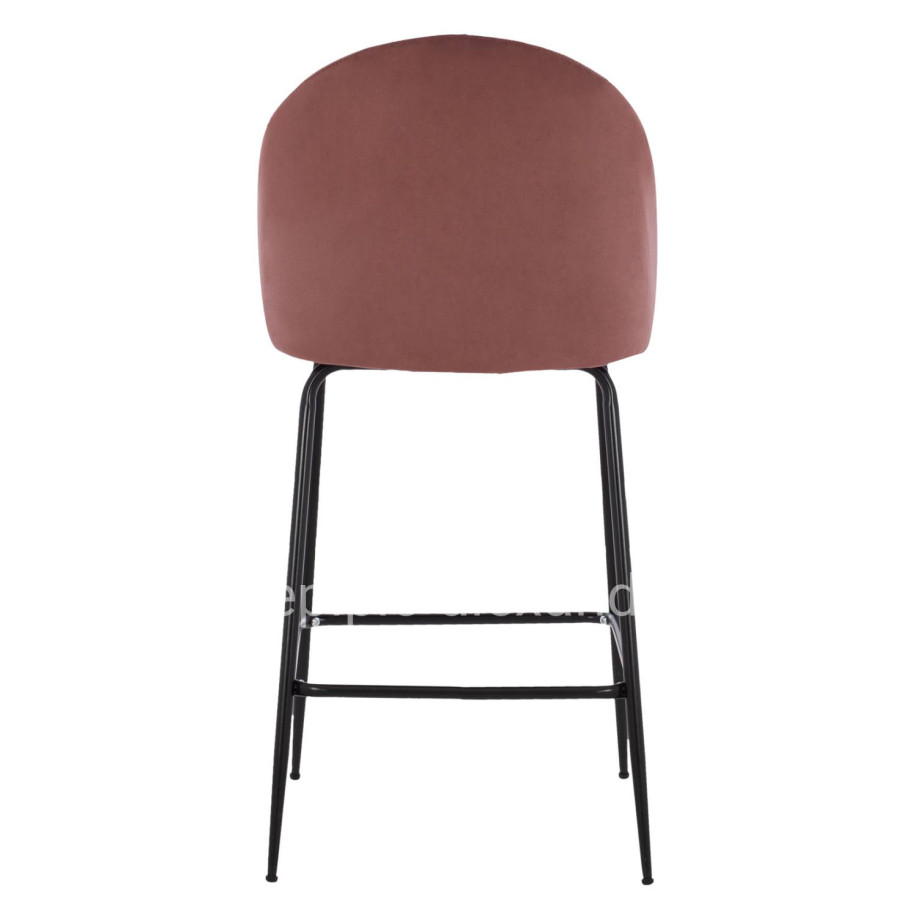 ΣΚΑΜΠΟ ODED ΜΕΣΑΙΟΥ ΥΨΟΥΣ HM8732.12 ΜΕ ΜΕΤΑΛΛΙΚΑ ΠΟΔΙΑ & ΒΕΛΟΥΔΟ ΣΑΠΙΟ ΜΗΛΟ 45x53x98 εκ.