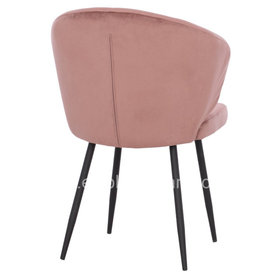 ΠΟΛΥΘΡΟΝΑΚΙ JIYA ΜΕ ΣΑΠΙΟ ΜΗΛΟ ΒΕΛΟΥΔΟ & ΜΑΥΡΟ ΜΕΤΑΛΛΙΚΟ ΣΚΕΛΕΤΟ HM8728.02 60x60x85