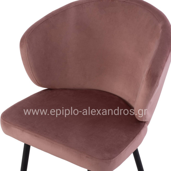 ΠΟΛΥΘΡΟΝΑΚΙ JIYA ΜΕ ΣΑΠΙΟ ΜΗΛΟ ΒΕΛΟΥΔΟ & ΜΑΥΡΟ ΜΕΤΑΛΛΙΚΟ ΣΚΕΛΕΤΟ HM8728.02 60x60x85