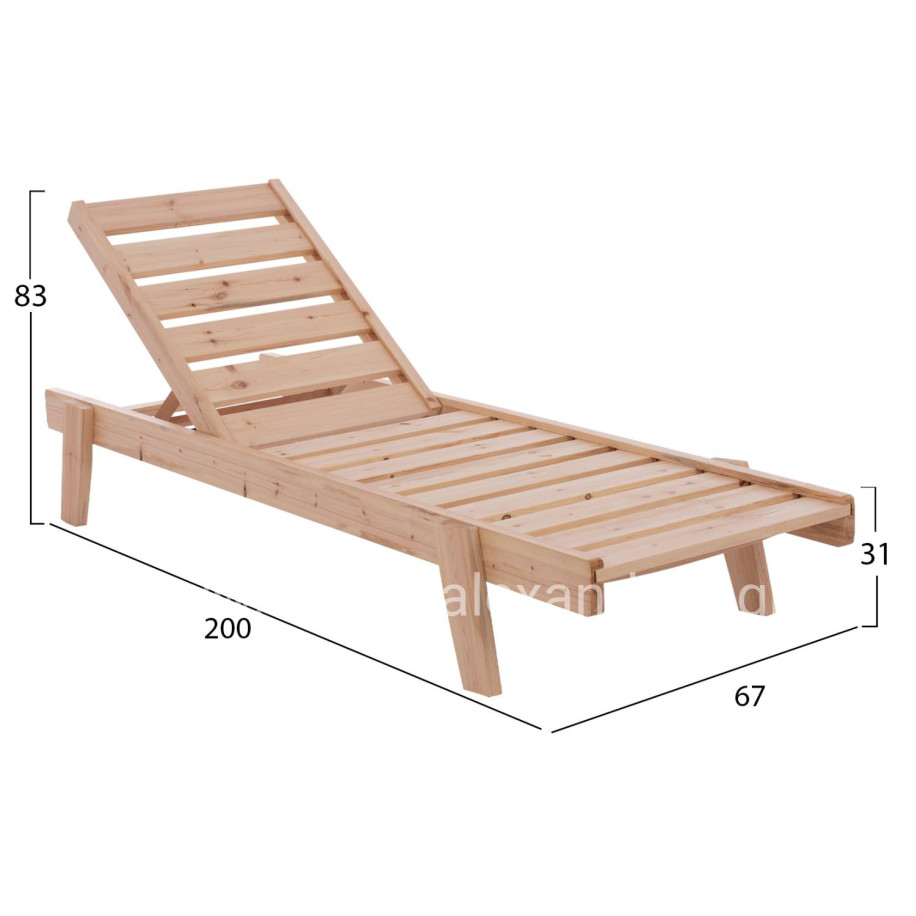 ΞΑΠΛΩΣΤΡΑ ΕΠΑΓΓΕΛΜΑΤΙΚΗ ΑΠΟ ΜΑΣΙΦ ΣΟΥΗΔΙΚΟ ΞΥΛΟ SAMOS HM11643 67x200x83 εκ.