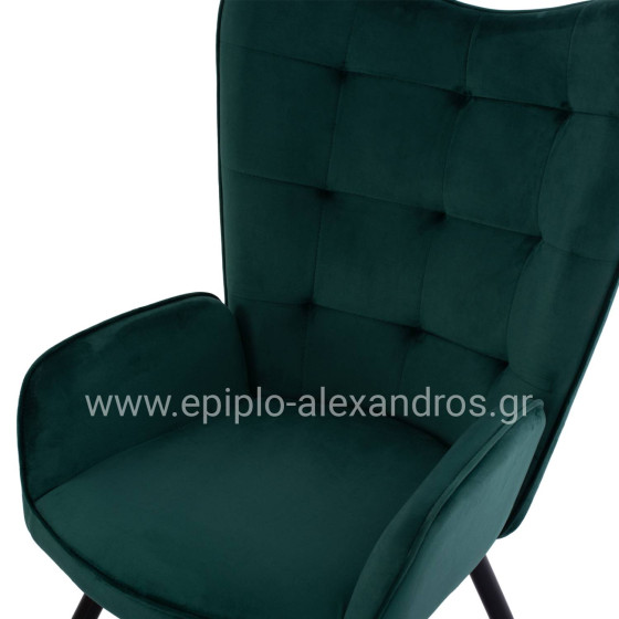 ΠΟΛΥΘΡΟΝΑ ΜΠΕΡΖΕΡΑ CRAWLEY ΜΕ ΥΠΟΠΟΔΙΟ HM8918.03 ΚΥΠΑΡΙΣΣΙ ΒΕΛΟΥΔΟ 70x57x103 εκ.