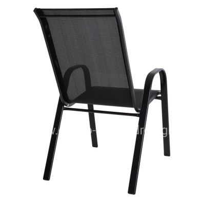 ΠΟΛΥΘΡΟΝΑ ΕΞ.ΧΩΡΟΥ LEON HM5000.03 ΜΕΤΑΛΛΙΚΗ ΜΑΥΡΟ ΜΕ TEXTILENE ΜΑΥΡΟ 55x77x95Υεκ