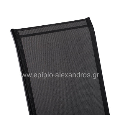 ΠΟΛΥΘΡΟΝΑ ΕΞ.ΧΩΡΟΥ LEON HM5000.03 ΜΕΤΑΛΛΙΚΗ ΜΑΥΡΟ ΜΕ TEXTILENE ΜΑΥΡΟ 55x77x95Υεκ