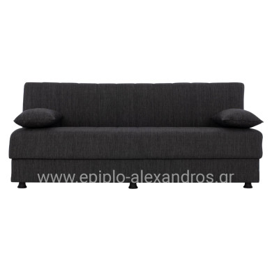 ΚΑΝΑΠΕΣ ΚΡΕΒΑΤΙ ΤΡΙΘΕΣΙΟΣ ΓΚΡΙ HM3239.03 180x72x77 εκ.